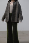SWAYING/KNIT Mohair Gradient Straight Pants SW212XZ38 Green